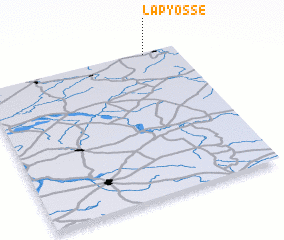 3d view of Łapy Osse