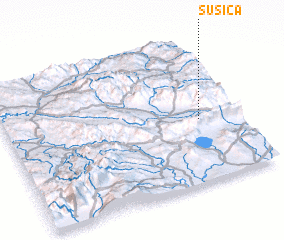 3d view of Sušica