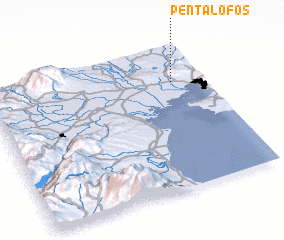 3d view of Pentálofos