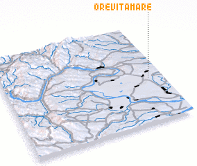 3d view of Oreviţa Mare