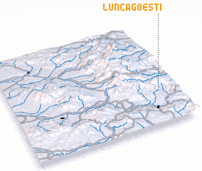 3d view of Lunca Goeşti