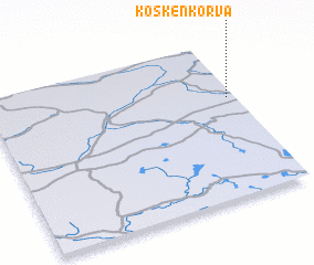 3d view of Koskenkorva