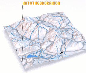 3d view of Káto Theodorákion