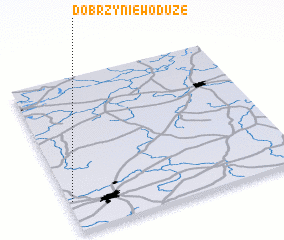 3d view of Dobrzyniewo Duże