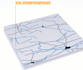 3d view of Kolonia Pokaniewo