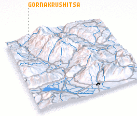 3d view of Gorna Krushitsa