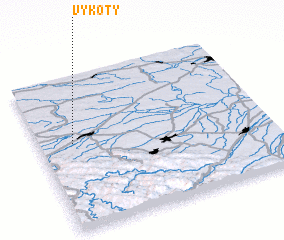 3d view of Vykoty