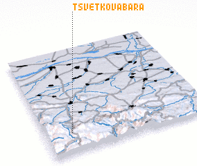 3d view of Tsvetkova Bara