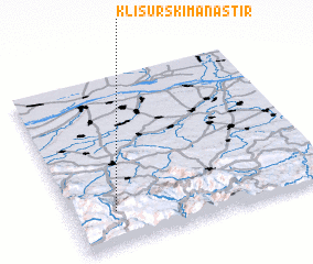 3d view of Klisurski Manastir