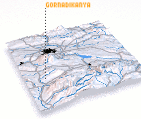 3d view of Gorna Dikanya