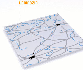 3d view of Lebiedzin