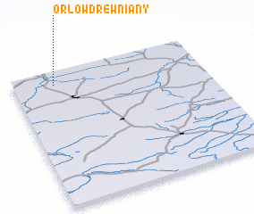 3d view of Orłów Drewniany