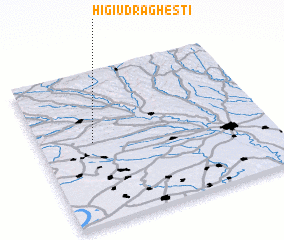 3d view of Higiu-Drăgheşti