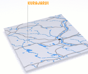 3d view of Kurajärvi