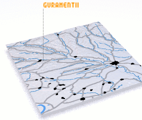 3d view of Gura Menţii