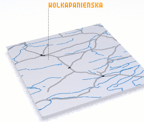 3d view of Wólka Panieńska