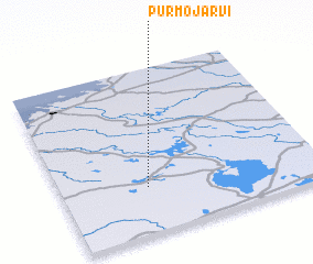 3d view of Purmojärvi