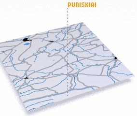 3d view of Puniškiai