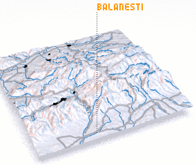 3d view of Bălăneşti