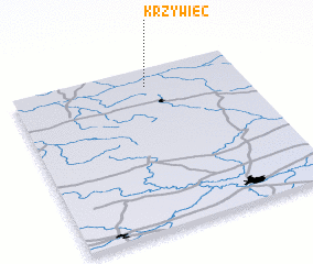 3d view of Krzywiec