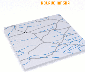 3d view of Wola Uchańska