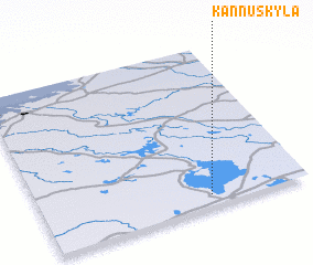 3d view of Kannuskylä