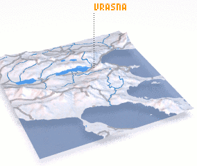 3d view of Vrasná