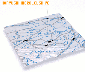 3d view of Konyushki-Korolevskiye