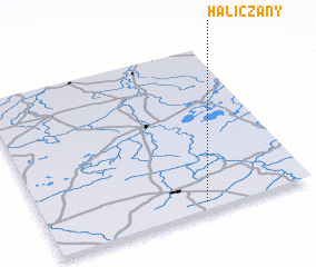 3d view of Haliczany