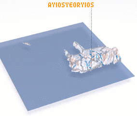 3d view of Áyios Yeóryios