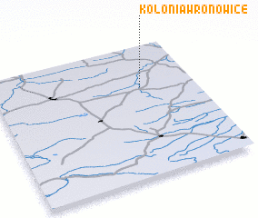 3d view of Kolonia Wronowice