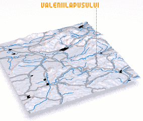 3d view of Vălenii Lăpuşului