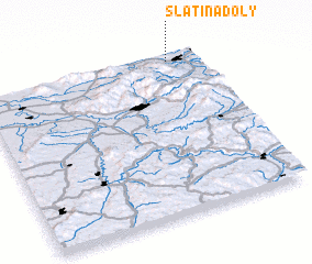 3d view of Slatina-Doly