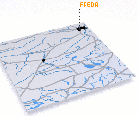 3d view of Freda