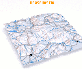 3d view of Néa Sevástia