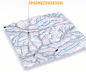 3d view of Spermezeu-Şesuri