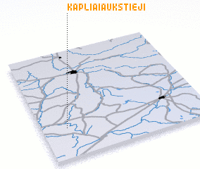 3d view of Kapliai Aukštieji