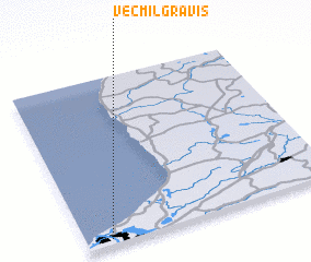 3d view of Vecmīlgrāvis