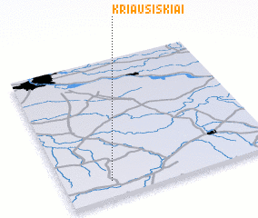 3d view of Kriaušiškiai