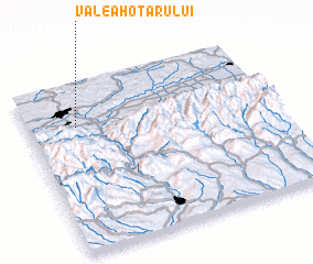 3d view of Valea Hotarului