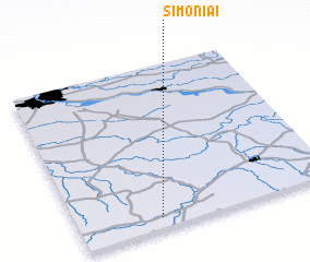 3d view of Šimoniai