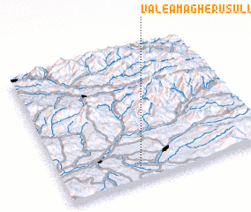 3d view of Valea Măgheruşului