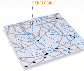 3d view of Fedeleşoiu