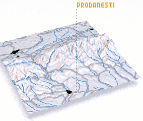 3d view of Prodăneşti