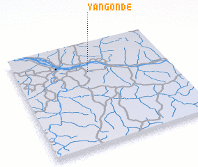 3d view of Yangonde