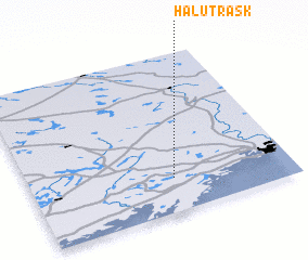 3d view of Haluträsk