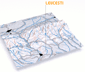 3d view of Leuceşti