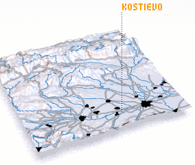 3d view of Kostievo