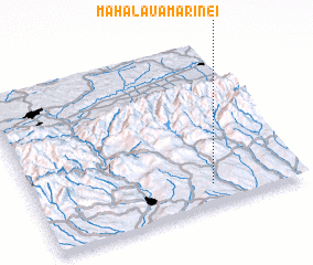 3d view of Mahalaua Marinei