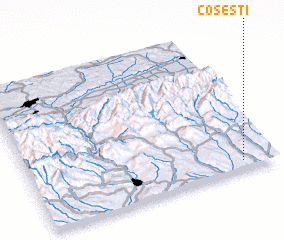 3d view of Coşeşti